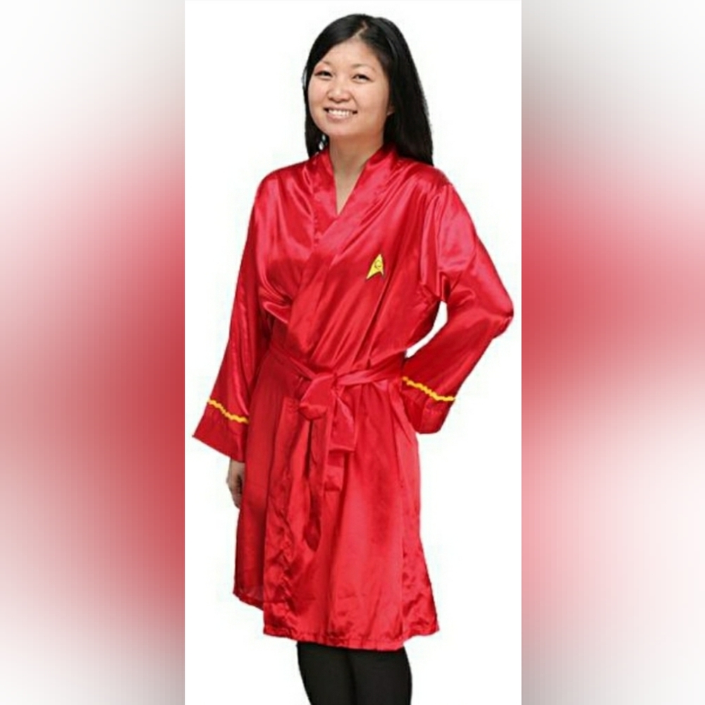 NWOT Star Trek Uhura Satin Robe - S/M
